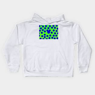 Blue bubbles Kids Hoodie